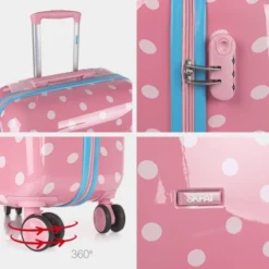 Juego De Maletas (Cabina Y Mediana) Rígidas Con Capacidad De 100 L 14 Juego De Maletas (Cabina Y Mediana) Rígidas Con Capacidad De 100 L -Bolsa De Moda rosa sku 16042683 55500761 xxl