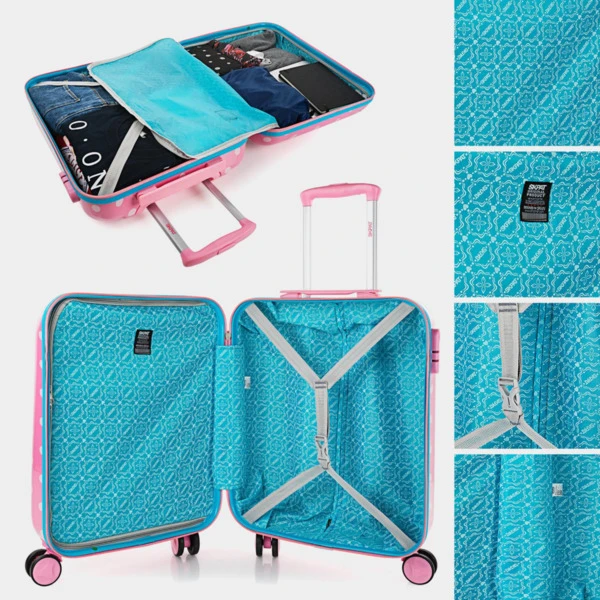 Maleta De Cabina Skpat Topos Rígida De Policarbonato Color Con Capacidad De 33 L 3 Maleta De Cabina Skpat Topos Rígida De Policarbonato Color Con Capacidad De 33 L - Imagen 3