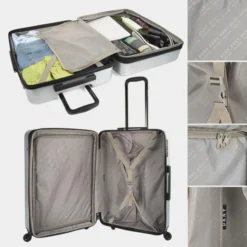 Dkny-904 Maleta 60Cm New Yorker -Bolsa De Moda silver metallic sku 16663529 35090596 xxl