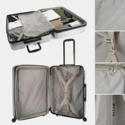 Dkny-904 Maleta 70Cm New Yorker -Bolsa De Moda silver metallic sku 16663533 02530865 xxl