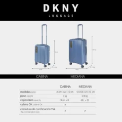 Dkny-413 Maleta 60Cm City Block -Bolsa De Moda steel blue sku 16663468 22540533 xxl
