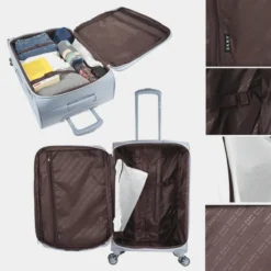 Dkny-624 Trolley 60Cm After Hours -Bolsa De Moda storm grey logo print sku 16663483 28140277 xxl