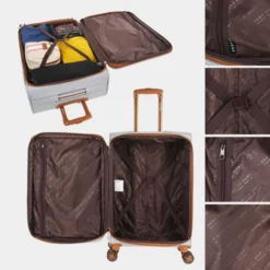 Dkny-636 Maleta 70Cm Sign.Strip -Bolsa De Moda storm grey sku 16663507 43380435 xxl