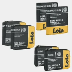 Pack 6 Carteras 201800 De Hombre Lois Isthmus En Polipiel/Nylon