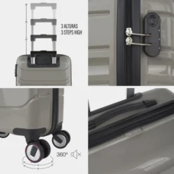 Maleta Cabina 8 Maleta Cabina -Bolsa De Moda taupe sku 16667880 20080496 xxl