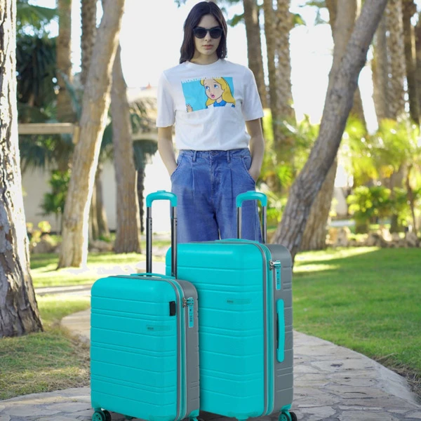 Juego De Maletas (Cabina Y Mediana) San Marino En Abs Extensibles Con Capacidad De 78L Con Tsa 17 Juego De Maletas (Cabina Y Mediana) San Marino En Abs Extensibles Con Capacidad De 78L Con Tsa - Imagen 17