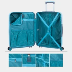 Juego De Maletas (Cabina, Mediana Y Grande) Monaco Rígidas Con Capacidad De 95L, Con Tsa Y Usb 23 Juego De Maletas (Cabina, Mediana Y Grande) Monaco Rígidas Con Capacidad De 95L, Con Tsa Y Usb -Bolsa De Moda turquesa sku 16041918 25500722 xxl