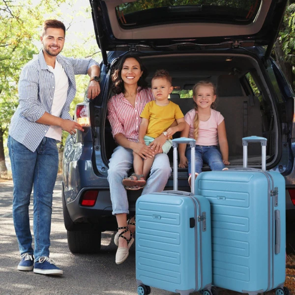 Juego De Maletas (Cabina Y Mediana) Monaco Con Capacidad De 67L Con Tsa Y Usb 2 Juego De Maletas (Cabina Y Mediana) Monaco Con Capacidad De 67L Con Tsa Y Usb - Imagen 2