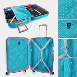 Maleta De Cabina Skpat Topos Rígida De Policarbonato Color Con Capacidad De 33 L 22 Maleta De Cabina Skpat Topos Rígida De Policarbonato Color Con Capacidad De 33 L -Bolsa De Moda turquesa sku 16438026 44410294 xxl