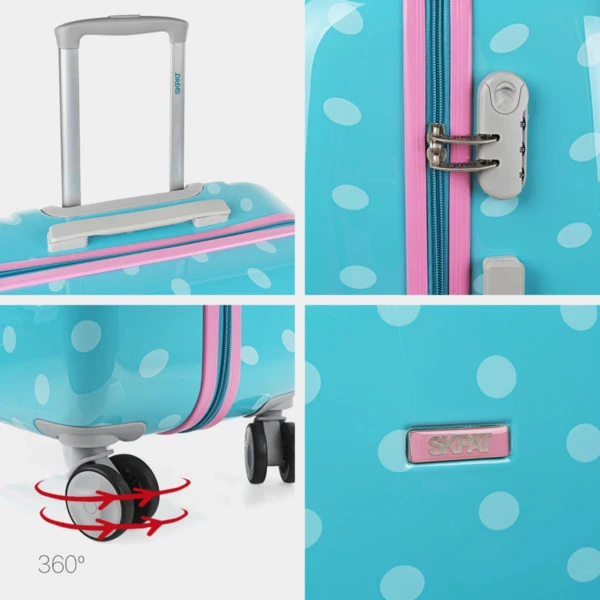 Maleta De Cabina Skpat Topos Rígida De Policarbonato Color Con Capacidad De 33 L 9 Maleta De Cabina Skpat Topos Rígida De Policarbonato Color Con Capacidad De 33 L - Imagen 9