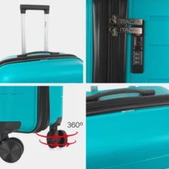 Maleta Cabina Itaca Moscu -Bolsa De Moda turquesa sku 16512337 53190317 xxl