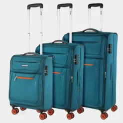 Juego De Maletas 50/60/70Cm Jaslen Colchester -Bolsa De Moda turquesa sku 16667216 07120685 xxl
