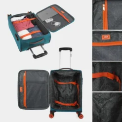 Maleta Cabina Jaslen Colchester 7 Maleta Cabina Jaslen Colchester -Bolsa De Moda turquesa sku 16667224 01430409 xxl