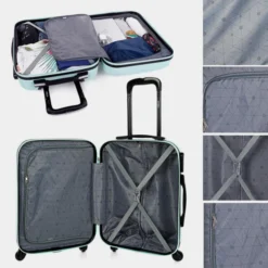 Maletas Mediana Tiber Rigida Con Capacidad De L -Bolsa De Moda verde menta sku 16625771 28540572 xxl