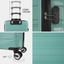 Maletas Mediana Bristol Rigida/Blanda Con Capacidad De 62 L -Bolsa De Moda verde sku 16674606 24390566 xxl