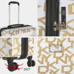 Dkny-62D Maleta 60Cm Deco Signature 17 Dkny-62D Maleta 60Cm Deco Signature -Bolsa De Moda white gold sku 16663505 30470874 xxl