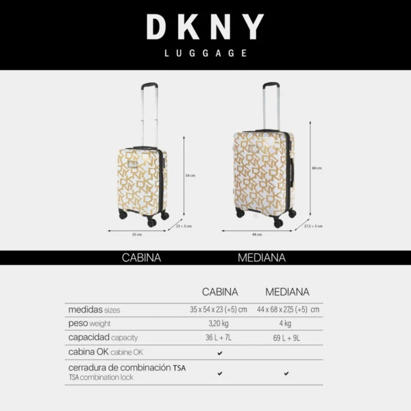Dkny-62D Maleta 60Cm Deco Signature 10 Dkny-62D Maleta 60Cm Deco Signature - Imagen 10