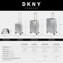 Dkny-069 Maleta 60Cm Sign.Hardside 9 Dkny-069 Maleta 60Cm Sign.Hardside -Bolsa De Moda whitemetallic silver sku 16663435 15010975 xxl
