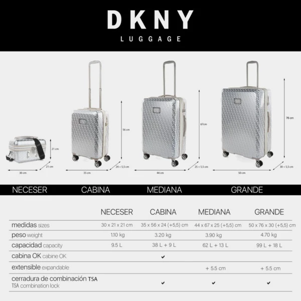 Dkny-069 Maleta 60Cm Sign.Hardside 5 Dkny-069 Maleta 60Cm Sign.Hardside - Imagen 5